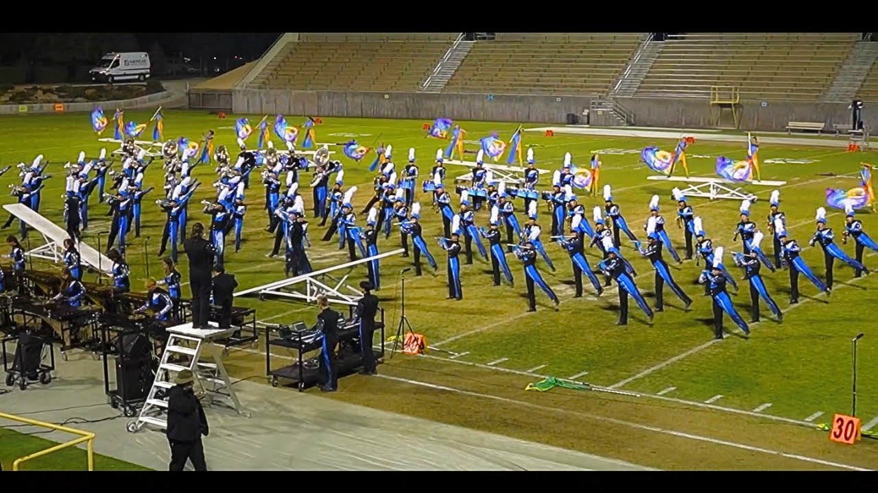 Clovis North (2023) Marching Band & Color Guard:  Full performance -- Aequus