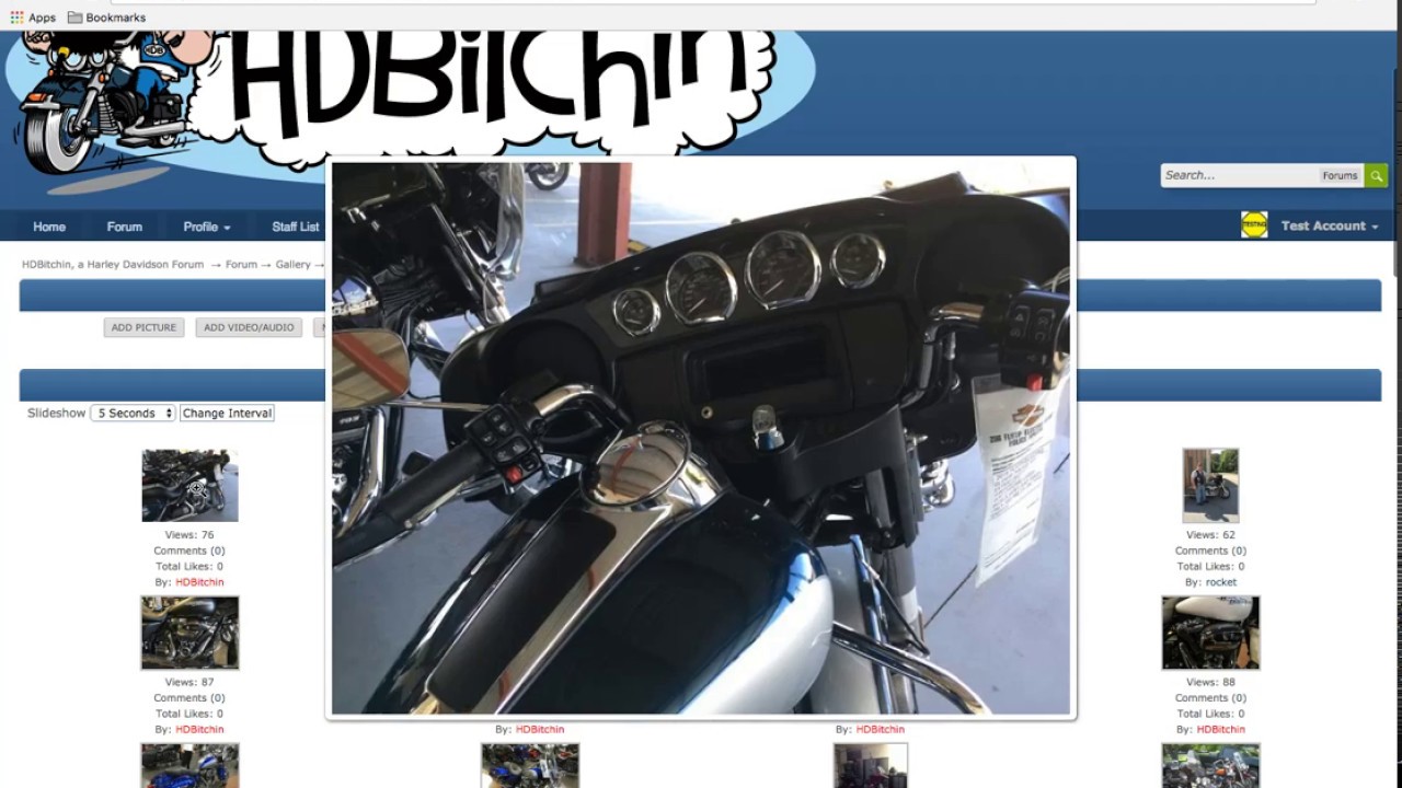 HDBitchin Forum Gallery Use Tips (How To)