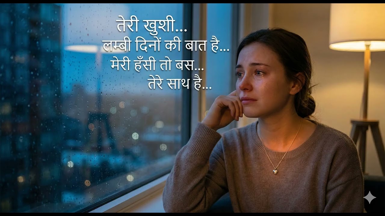 💔 तेरी खुशी लम्बी दिनों की बात है #TeriKhushi#SadSong#EmotionalSong#HindiLoveSong#Heartbreak