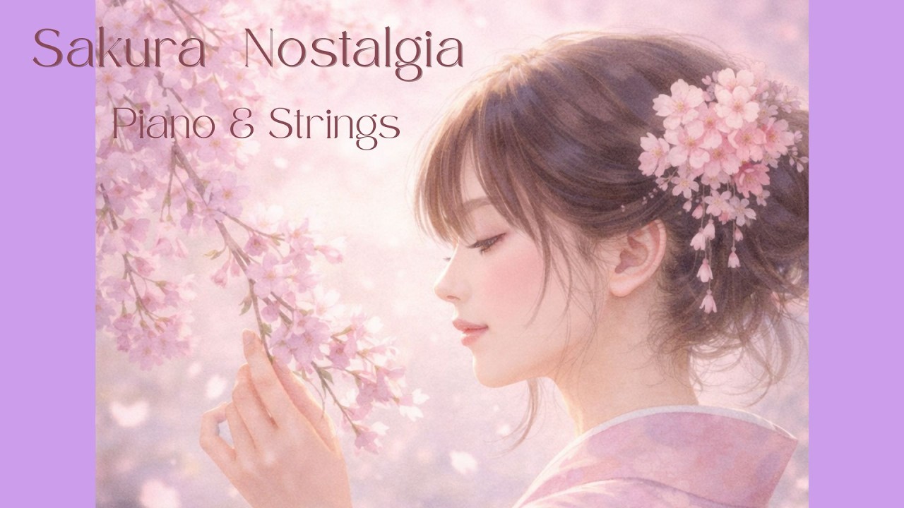 【癒しBGM】Sakura Nostalgia – Gentle Japanese Piano