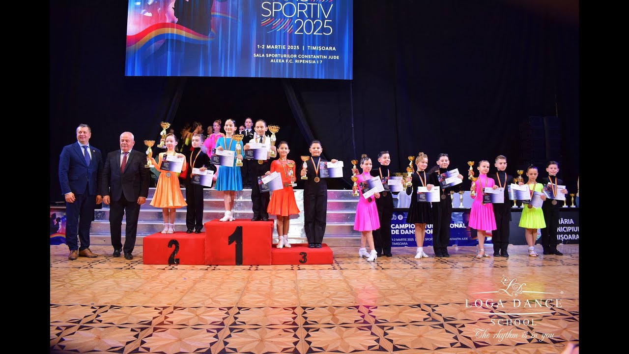 Loga Dance School la Campionatul National pe Sectiuni - Open Latino (10-11 ani)