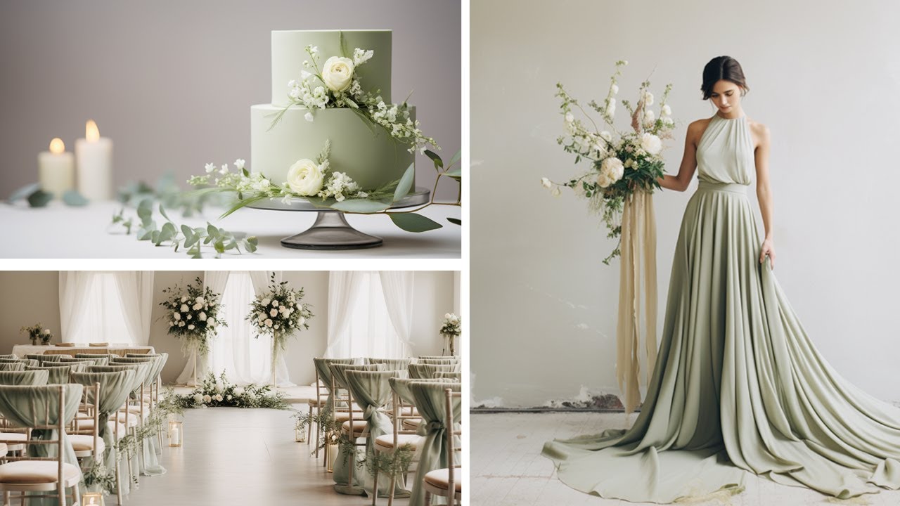 Wedding Decorations & Inspiration - Sage Green  🌿✨