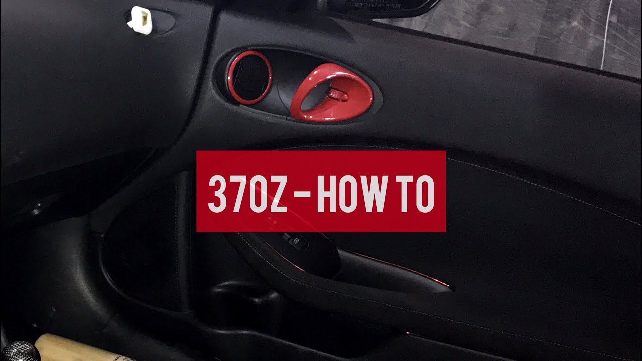 370Z - How To Disassemble The Door Panels
