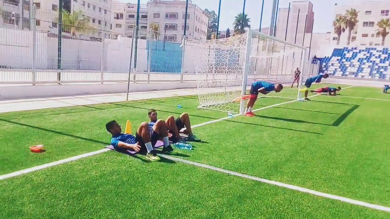 Circuit training football 🏋️