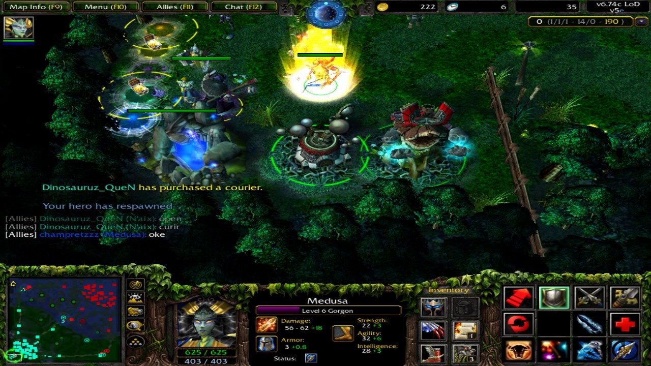Medusa With Dagger GG Only Focus Fire Bug Wicked Sick Warcraft Dota LOD
