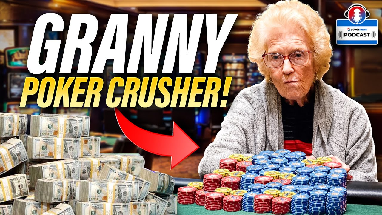 88-летняя бабушка шлёпнула игроков в покер за 10 000 долларов! | Подкаст PokerNews #935