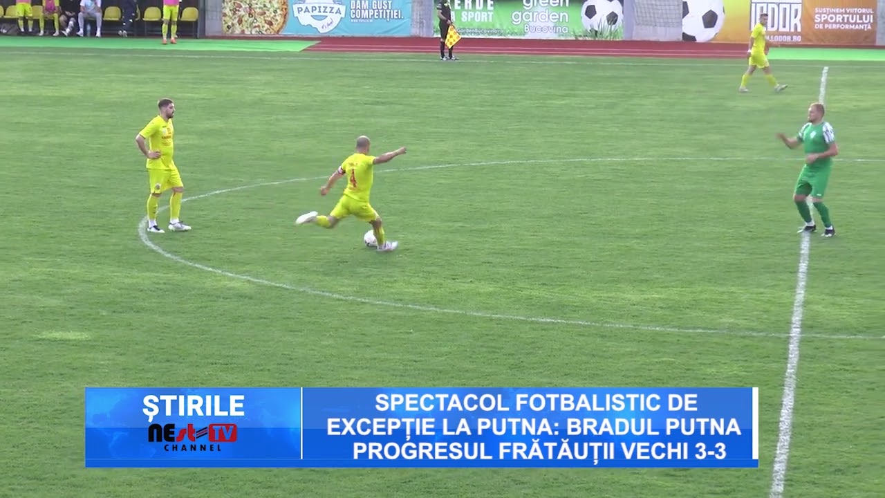 Spectacol fotbalistic de excepție la Putna: Bradul Putna – Progresul Frătăuții Vechi 3-3