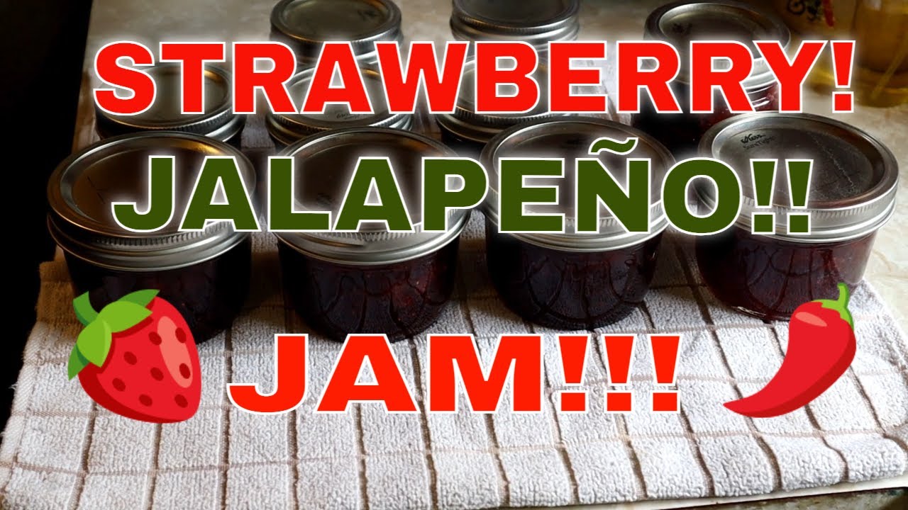Homemade Strawberry Jalapeño Jam For Breakfast Or BBQ!