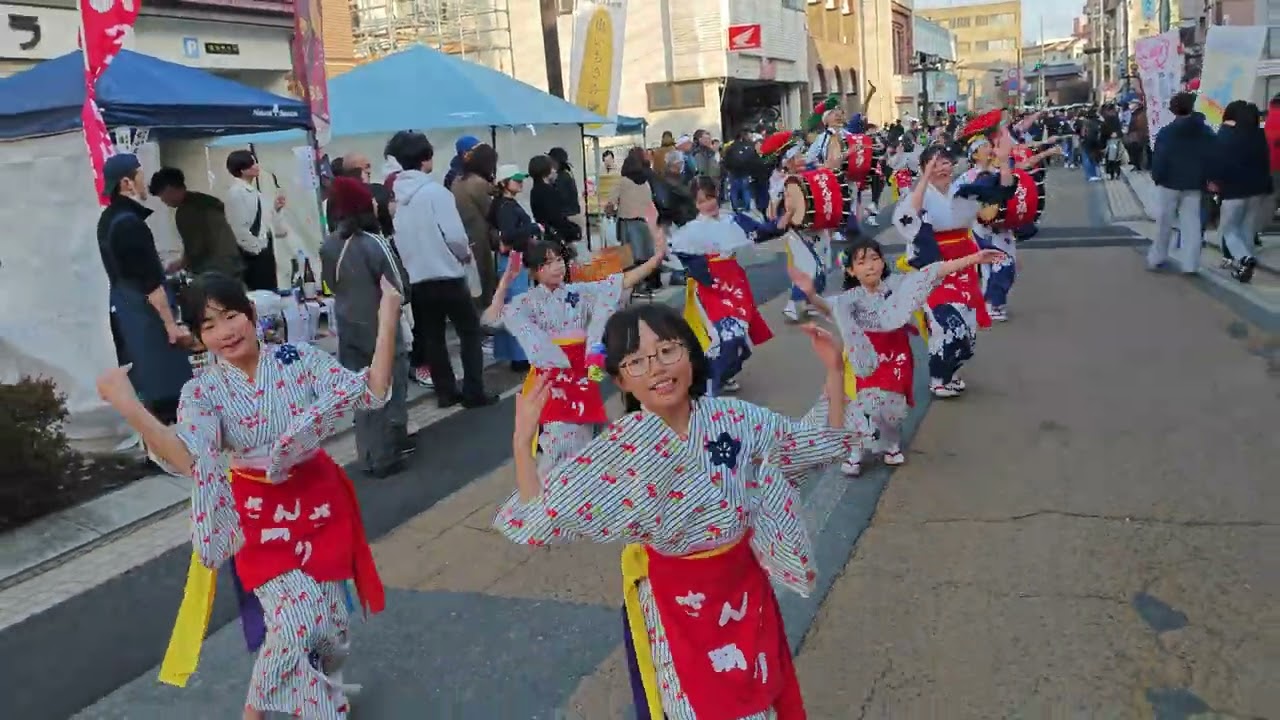 令和7年　材木町よ市オープニング　加藤家　さんさパレード