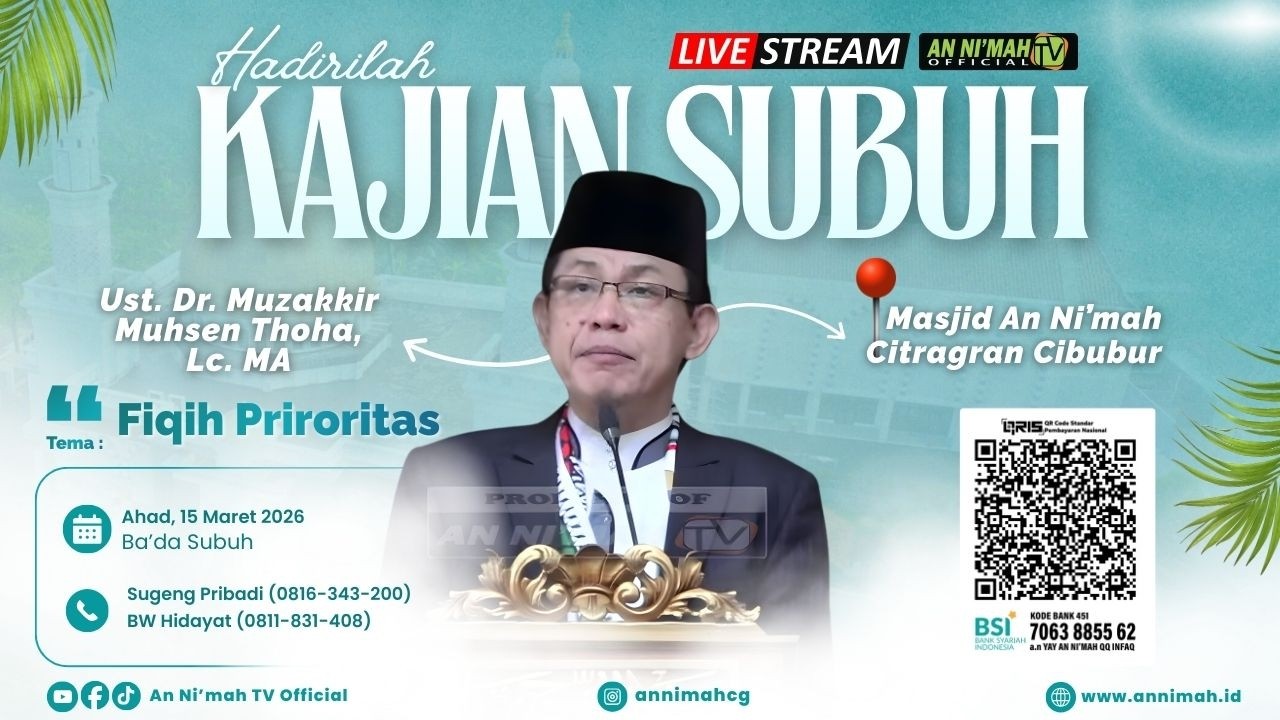 Fiqih Prioritas | Ust. Dr. Muzakkir Muhsen Thoha, Lc. MA | Kajian Subuh