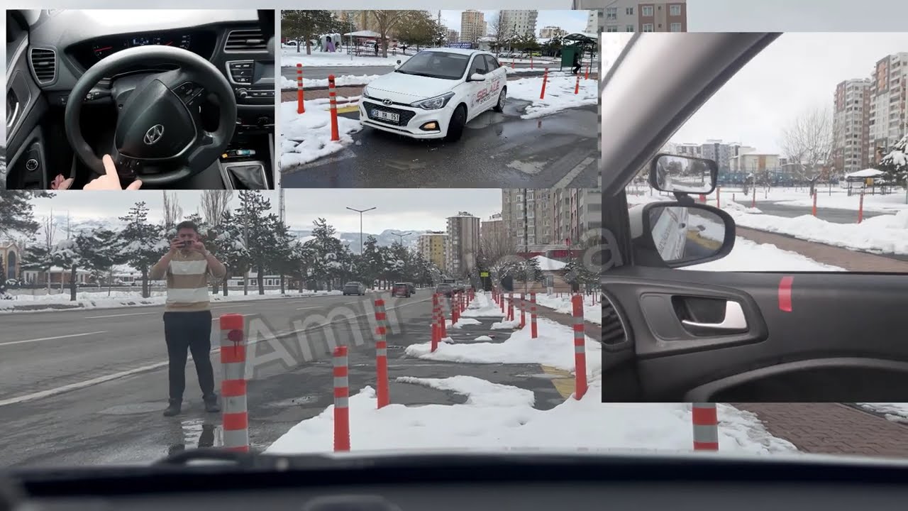Altınoluk Sürücü Pisti A parkuru - ilk parkur videosu #Altınoluksurucupisti #kayseri #ehliyet