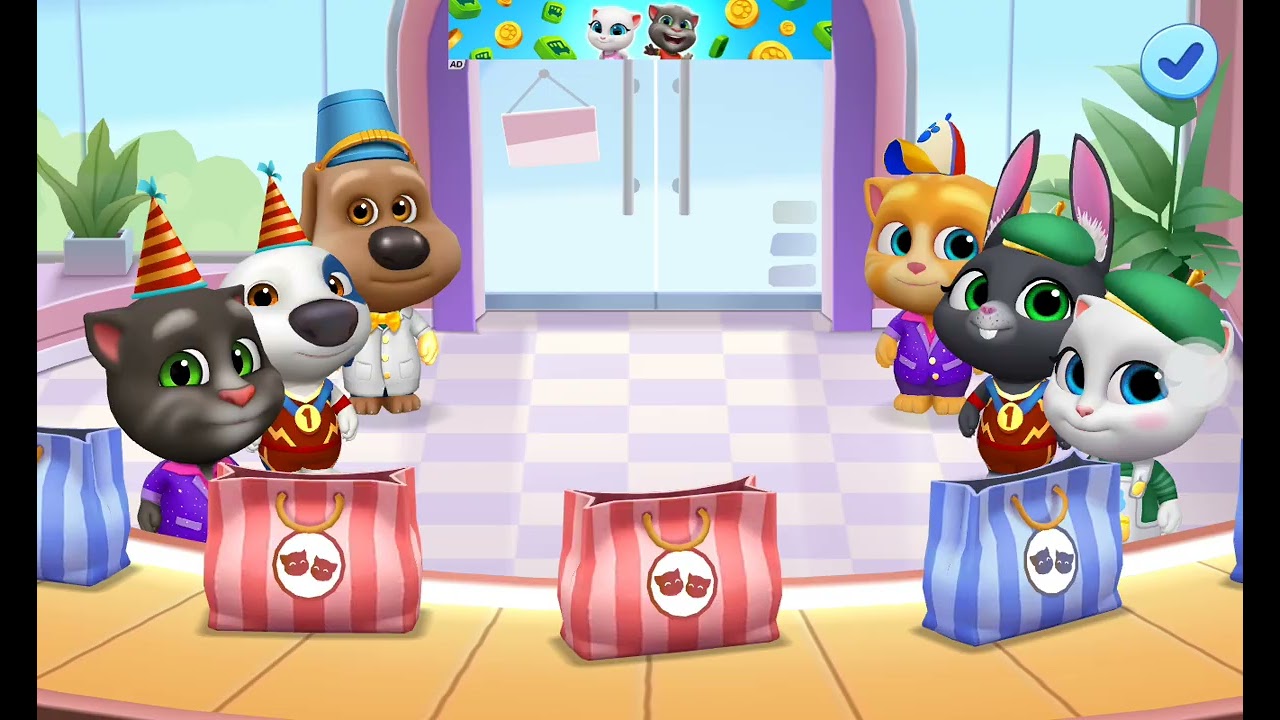 Playing talking tom friend part 5,🤗