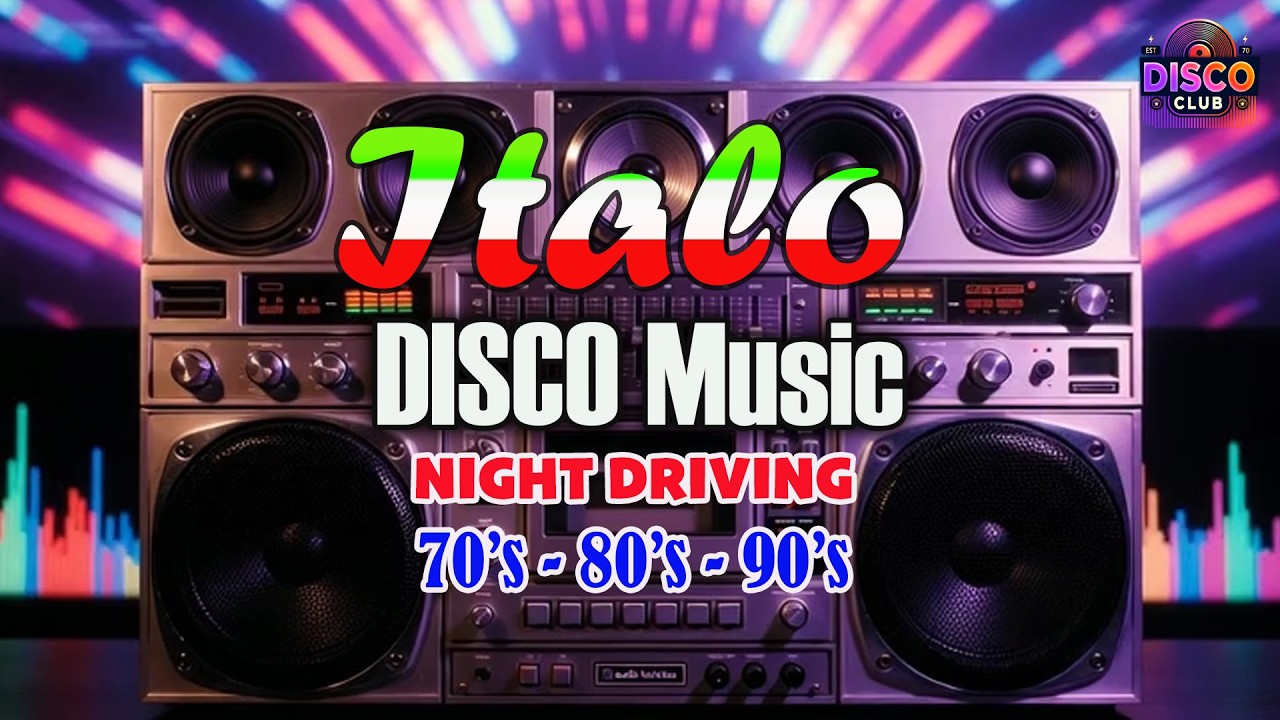 Italo Disco Driving Music | Instrumental Retro Night Drive80s Neon Highway 🌃 Synthwave Nonstop