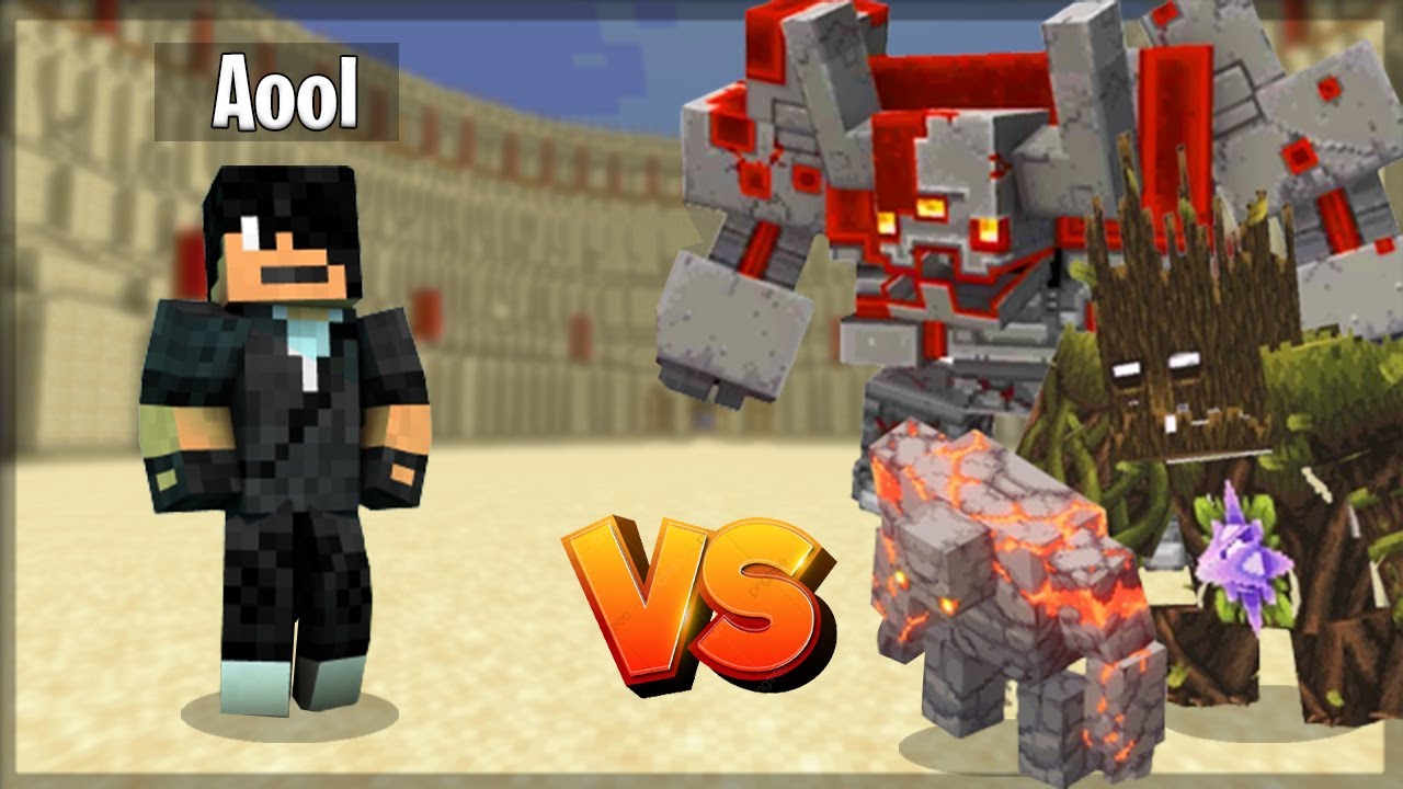 Minecraft: ENFRENTEI TODOS OS BOSSES DO MINECRAFT DUNGEONS - DERROTANDO BOSSES #8 | BATALHA DE MOBS
