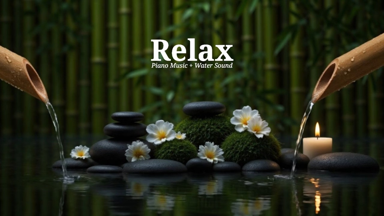 Relaxing Music Sleep for Healing + Water Sounds 🌿 Stress Relief, Deep Sleeping and Study Music