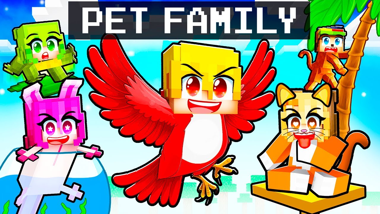 Posiadanie RODZINY ZWIERZĄT w grze Minecraft!