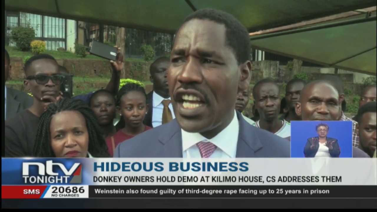 CS Munya orders closure of all donkey slaughterhouses in Kenya