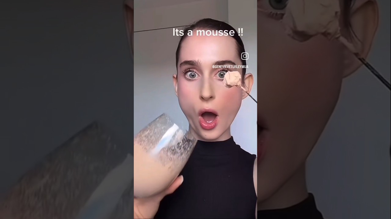 New foundation makeup hack in water 😱 #makeup #shortvideo