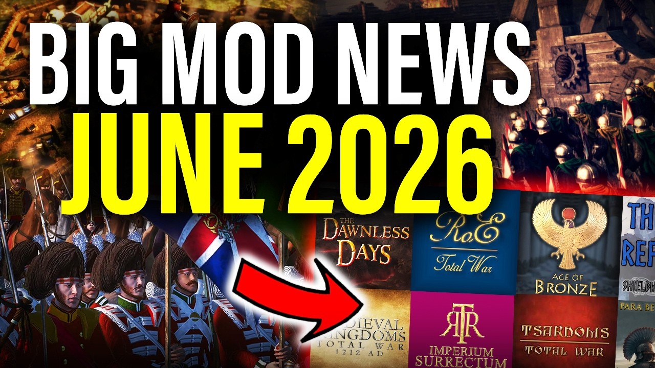 Новости модов Total War за июнь 2026: ГРОМАДНЫЕ обновления, которые вы пропустили!