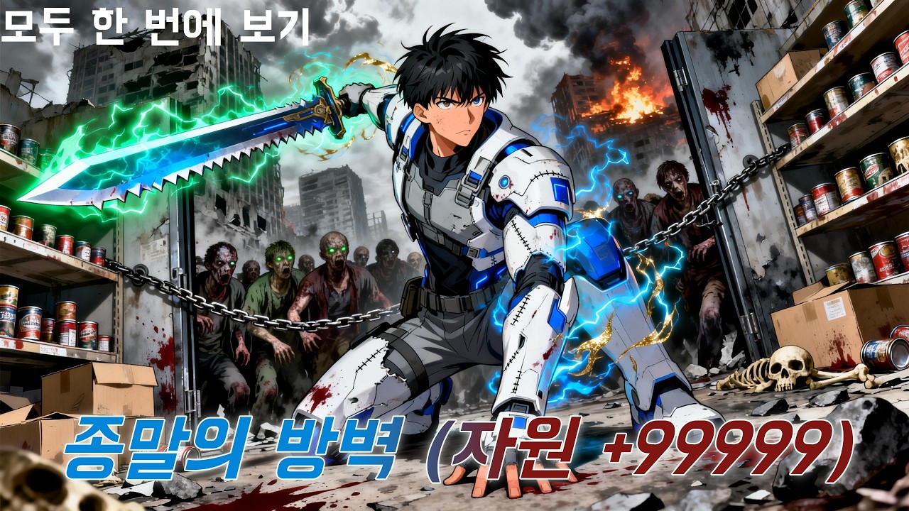【FULL】세계 최초 공개!🔥종말에서 다시 태어난 나는 요새를 건설하고 필사적으로 자원을 비축하며, 종말을 정복하기 위해 모든 것을 바친다! #웹툰 #웹툰더빙