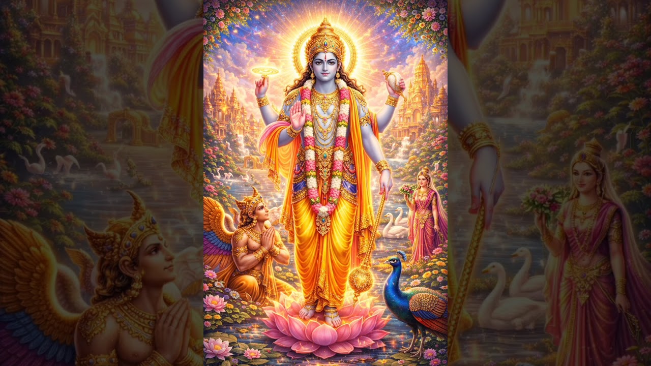 Vishnu Sodasha Nama Stotram #narayan #krishna #krishnabhajan #bhajan #bhajanmarg #bhajansong #hari