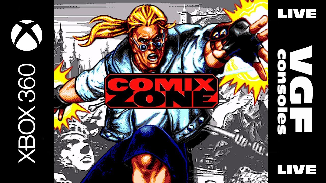 Comix Zone Xbox 360 VGF consoles LIVE