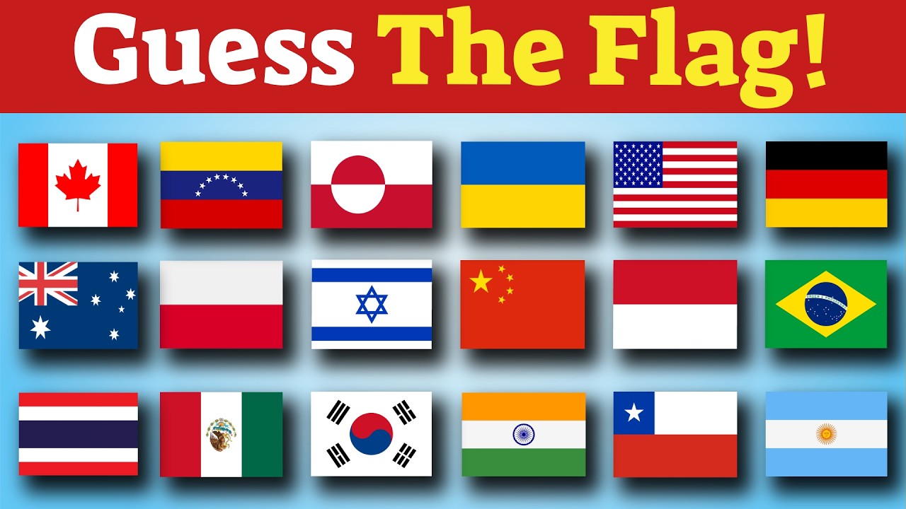 Guess The Flag Quiz | 50 Flags Quiz 2026