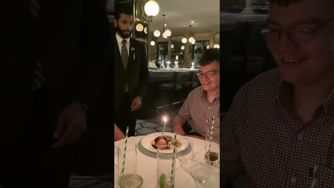 Me on my birthday at the ivy in London