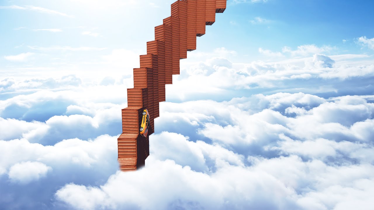 WORLDS HIGHEST SPIRAL RAMP! (GTA 5 Funny Moments)