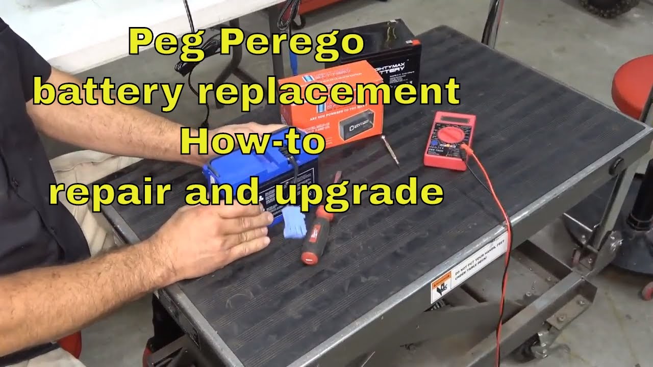 Ремонт аккумулятора Peg Perego — как заменить разряженный аккумулятор