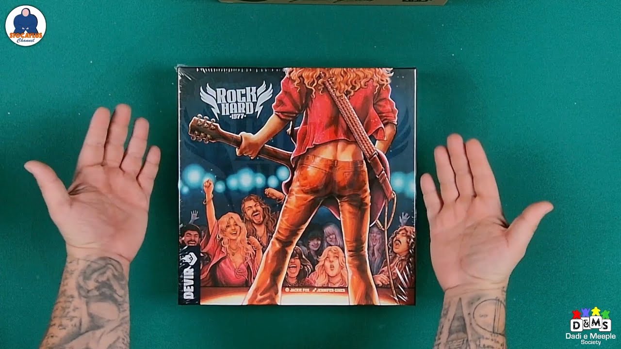 UNBOXING - ROCK HARD: 1977 - Board Game - #indabox #EssenSpiel24