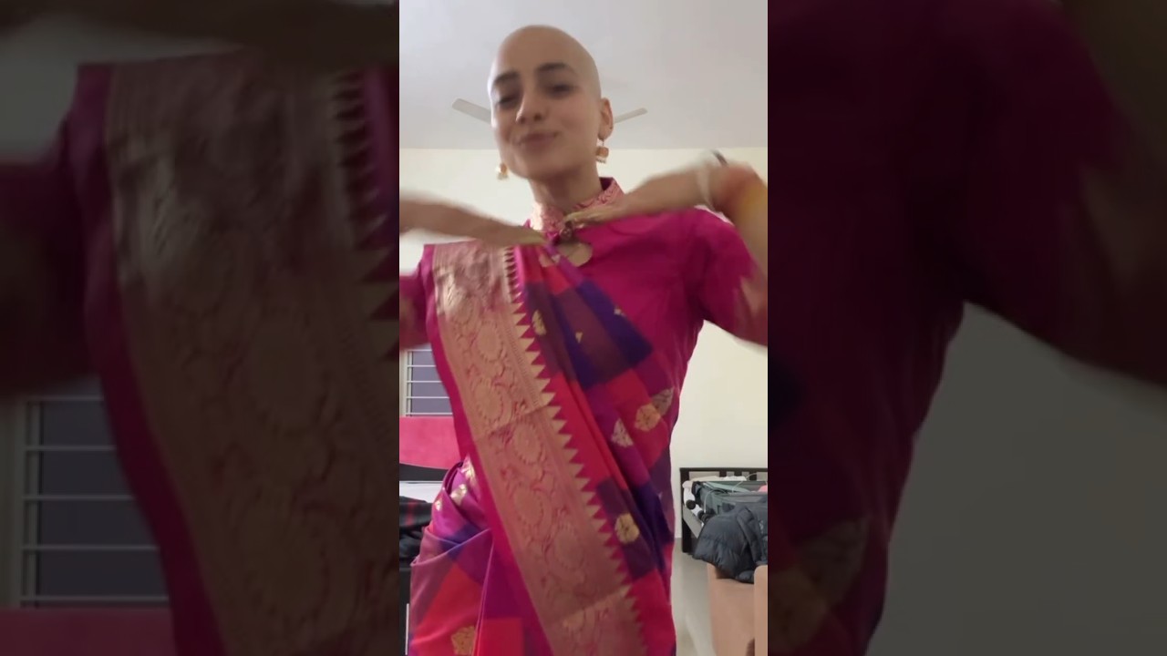 Indian girl headshave 