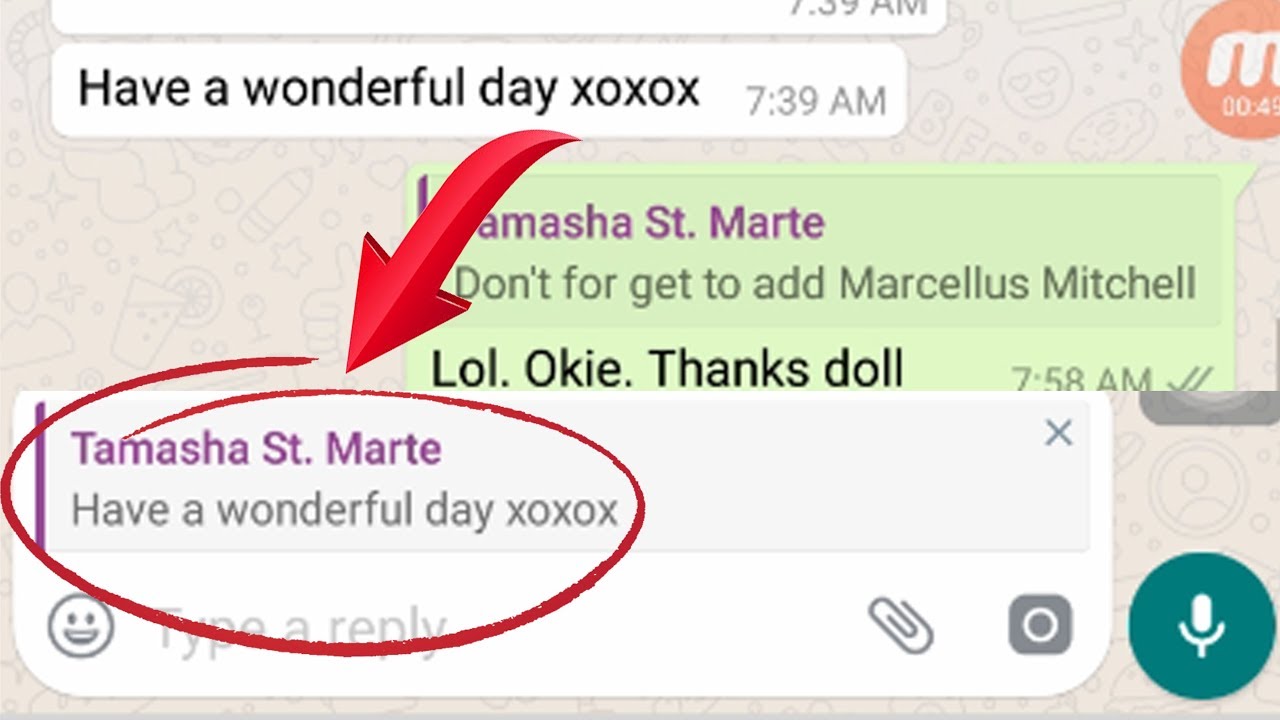 How to reply to Specific or Individual Messages on WhatsApp