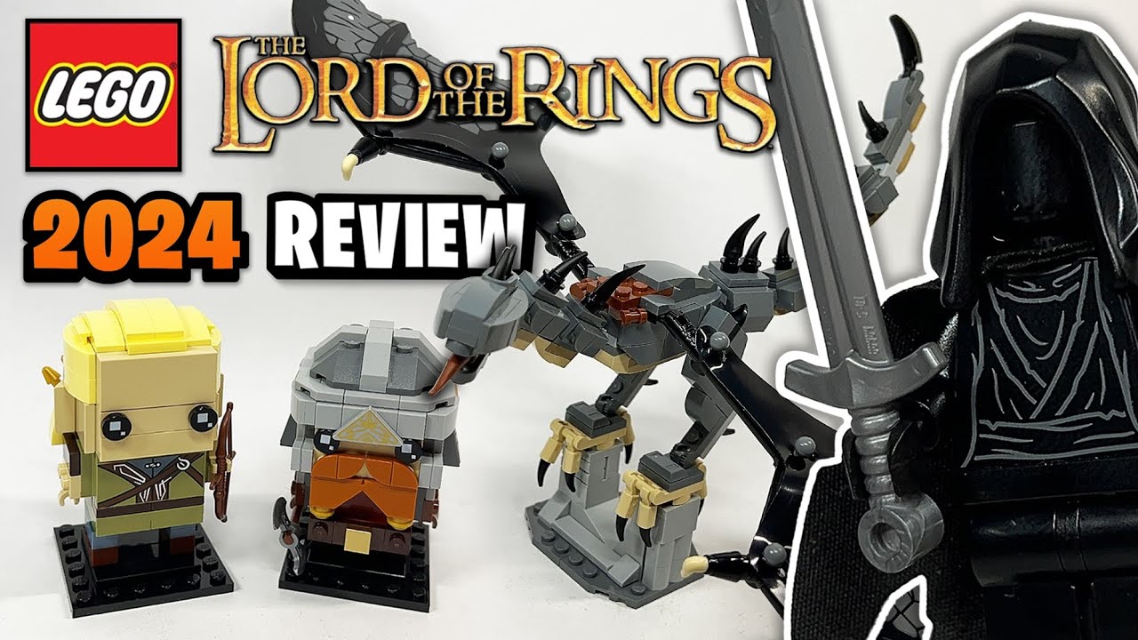 LEGO Lord of the Rings 2024 Set Reviews (Fell Beast GWP, Legolas & Gimli Brickheadz)