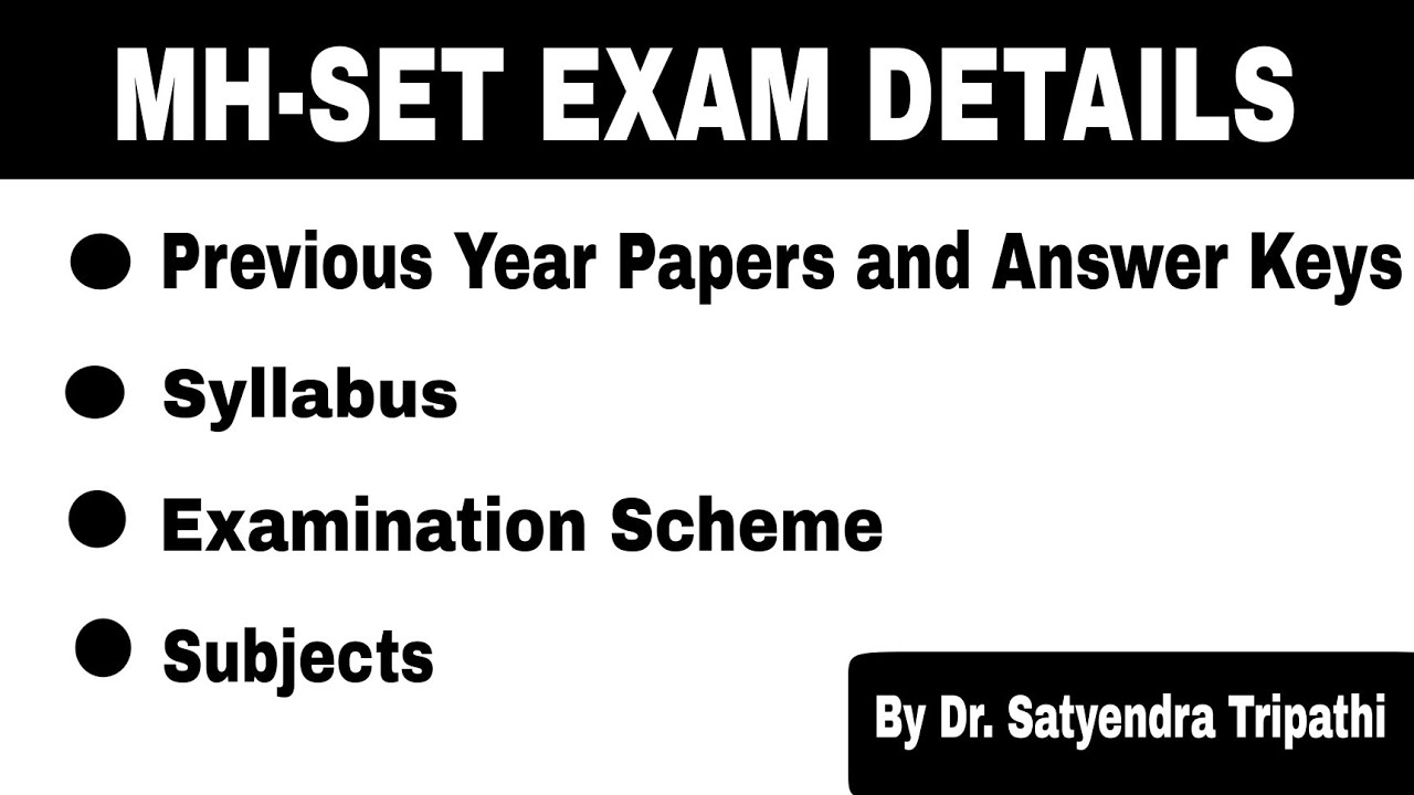 MH-SET Exam Details | Maharashtra SET For Assistant Professor | SET Exam | smartexampreparation
