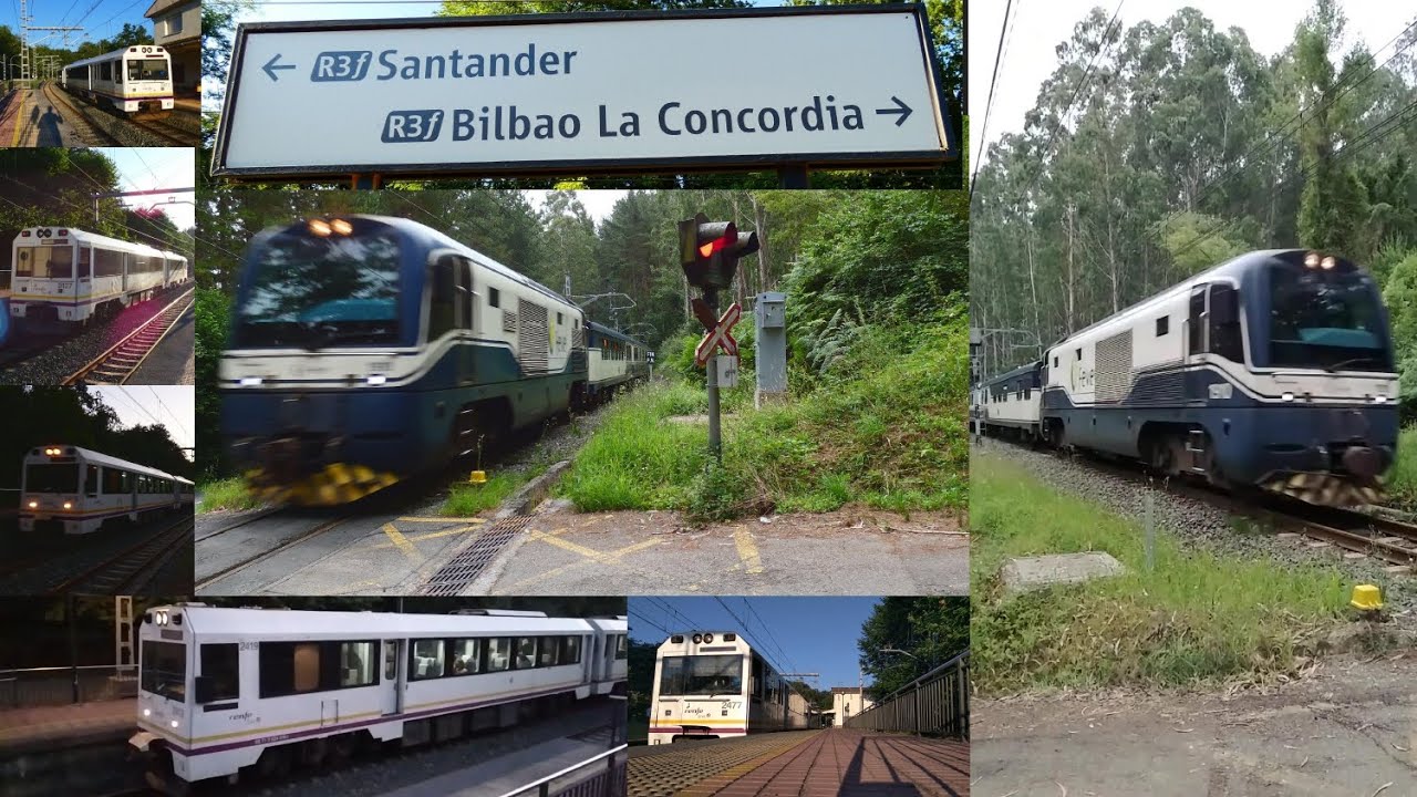 TRENES FEVE EN LA LINEA BILBAO SANTANDER