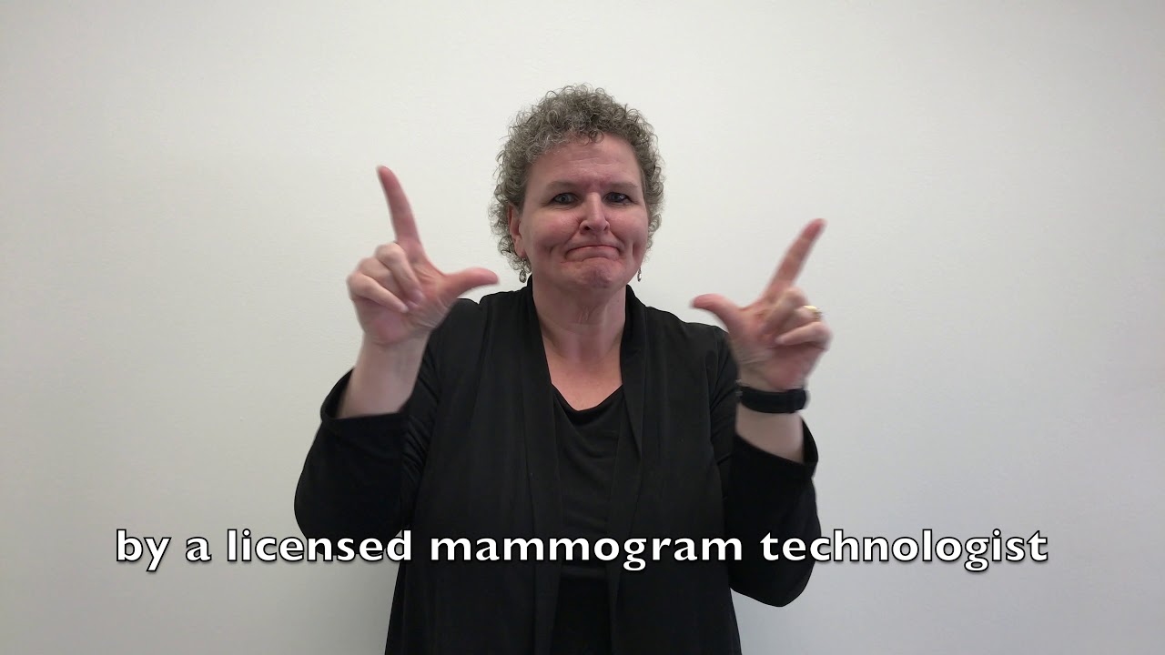 Breast Health and Mammography Talk for Deaf and Hard of Hearing