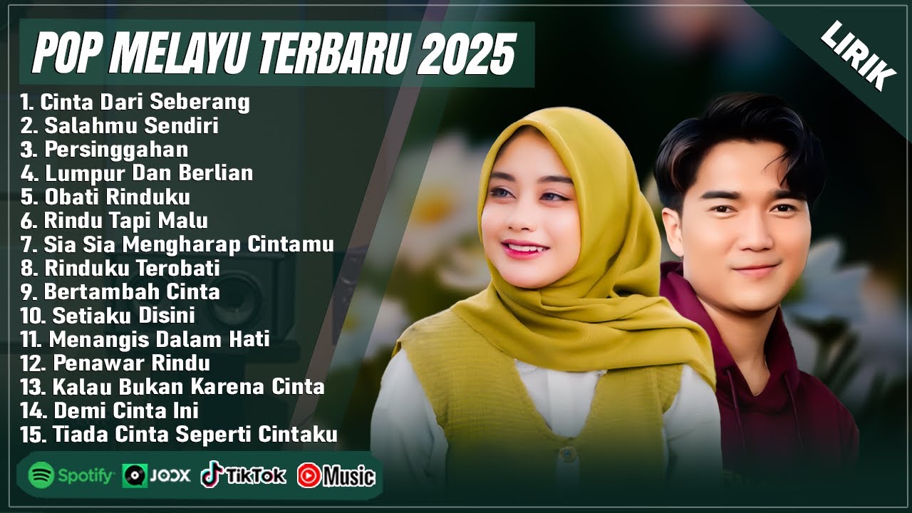 CINTA DARI SEBERANG - CUT RANI FEAT APRILIAN PLAYLIST (LIRIK) || LAGU MELAYU TERBARU 2025 TERPOPULER