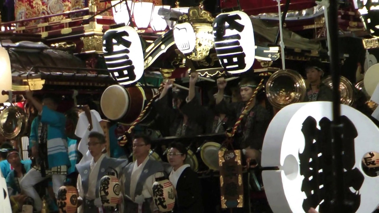 「曳合せ叩き合い」関東一の祇園　熊谷うちわ祭2016　最終日　00013