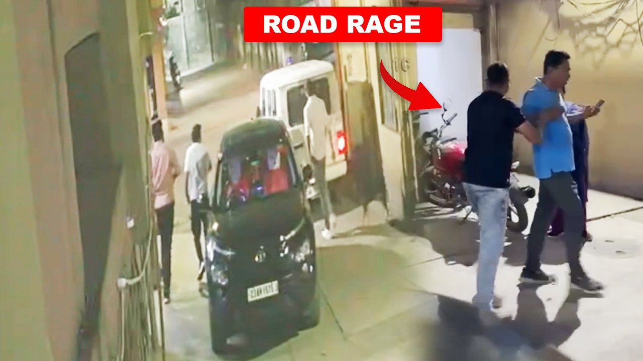 Officer Starts Road Rage after Police Bolero Crashed into Army Harrier 😨