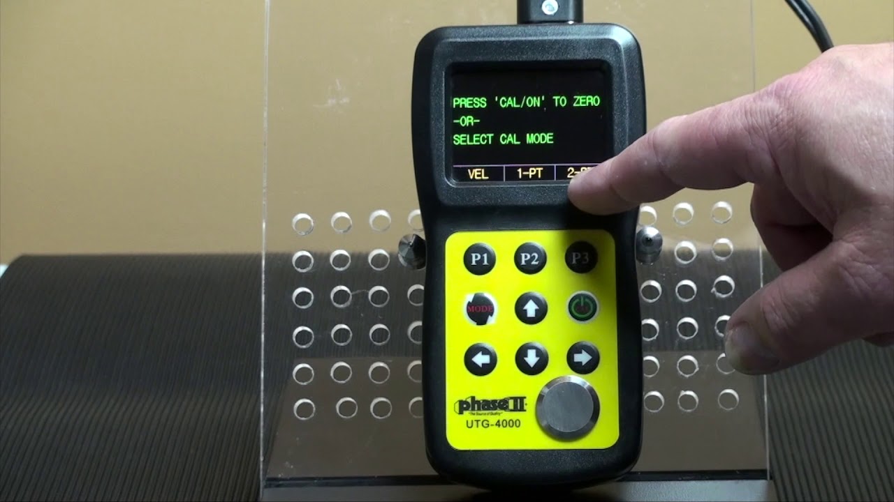 Phase II+ Ultrasonic Thickness Gauge w/A&B Scan, UTG-4000