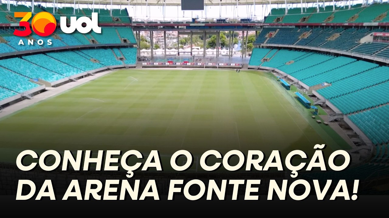 O CORAÇÃO DA ARENA FONTE NOVA! BASTIDORES DO ESTÁDIO DO BAHIA