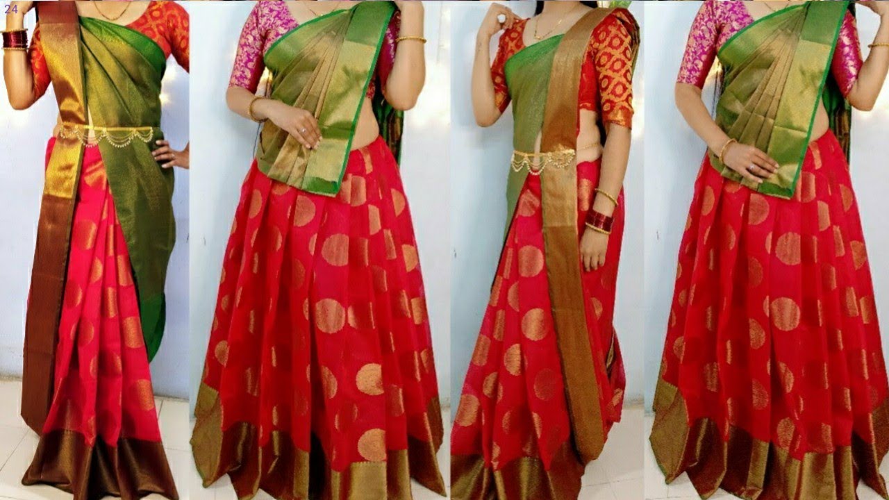 Classic way drape saree/How to look Attractive in Saree/Elegant saree wearing style/saree new style
