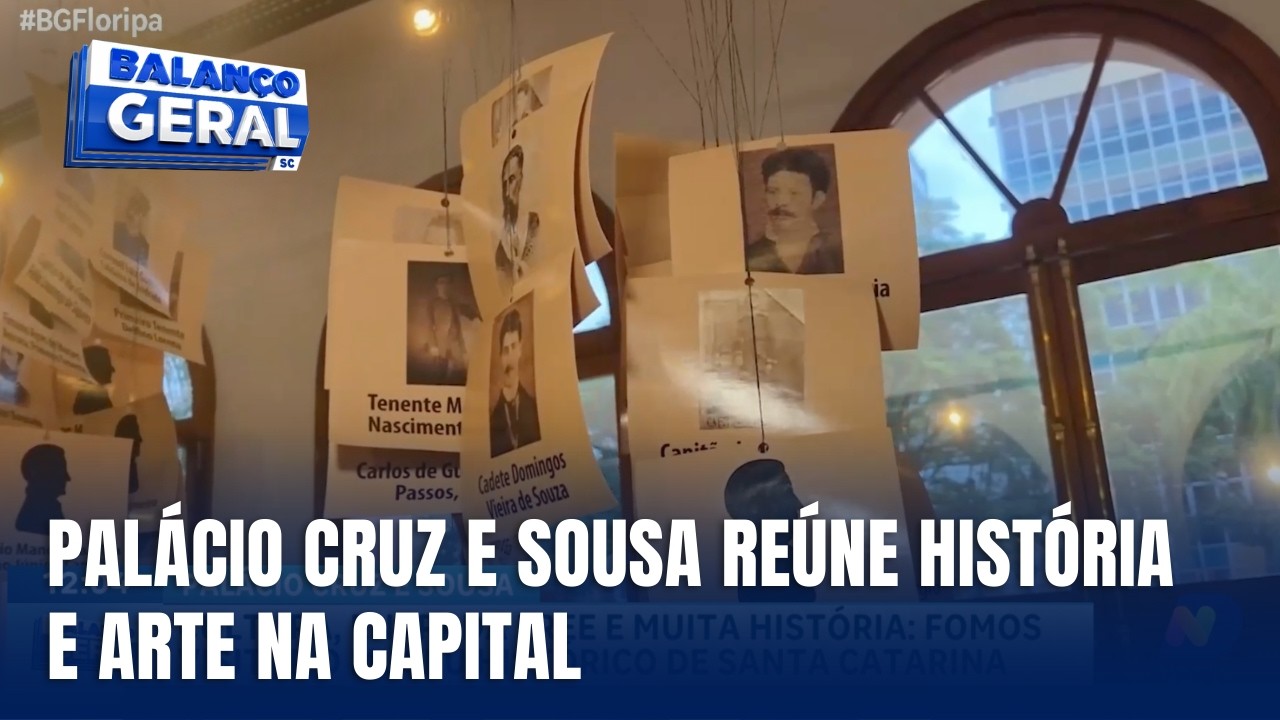 Palácio Cruz e Sousa é destaque cultural em Florianópolis