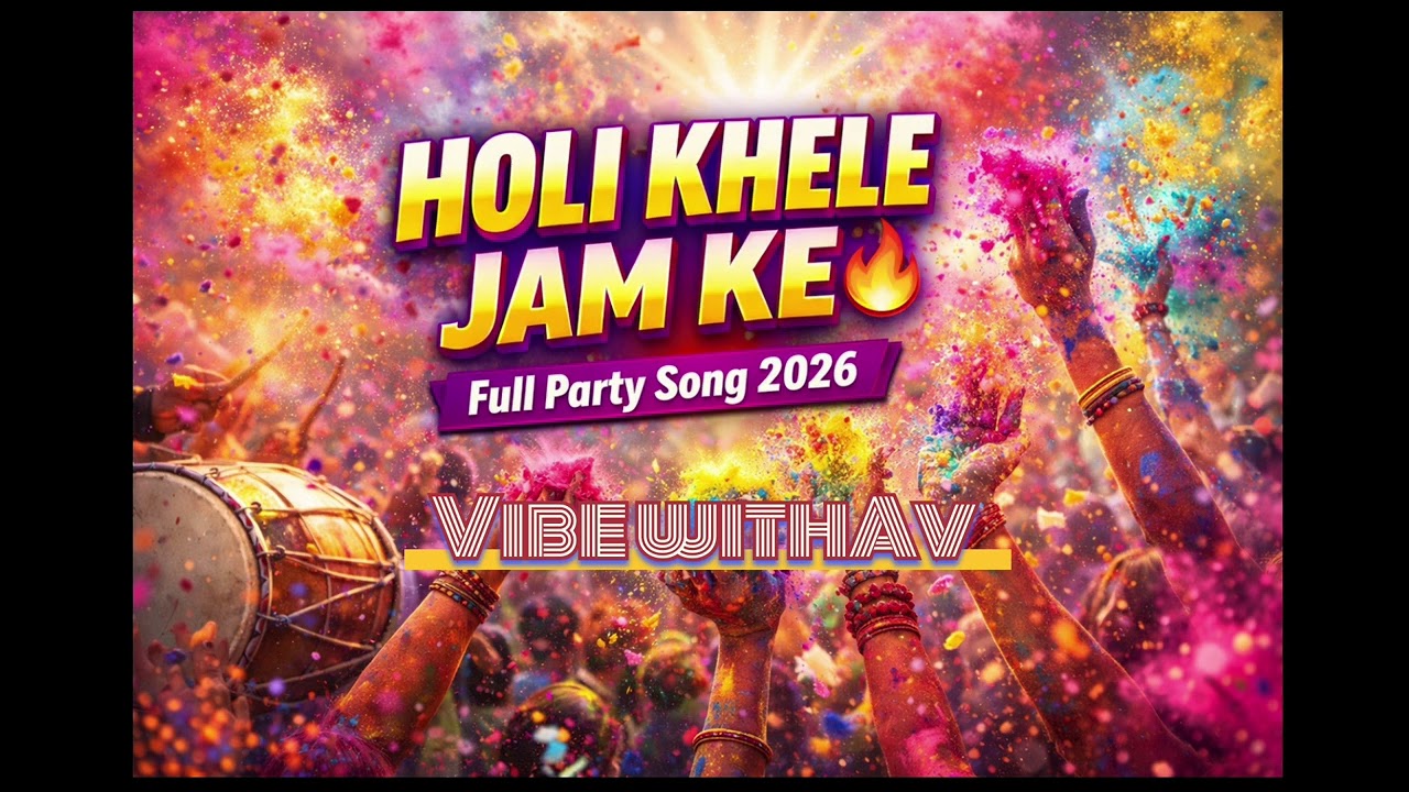Holi Khelenge Jam Ke | Desi EDM Holi Party Song 2026 | Full Energy Track 🎨🔥#holiparty #holisong2026 