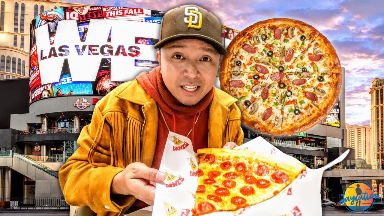 I Found The CHEAPEST Slice of PIZZA on the Las Vegas Strip!