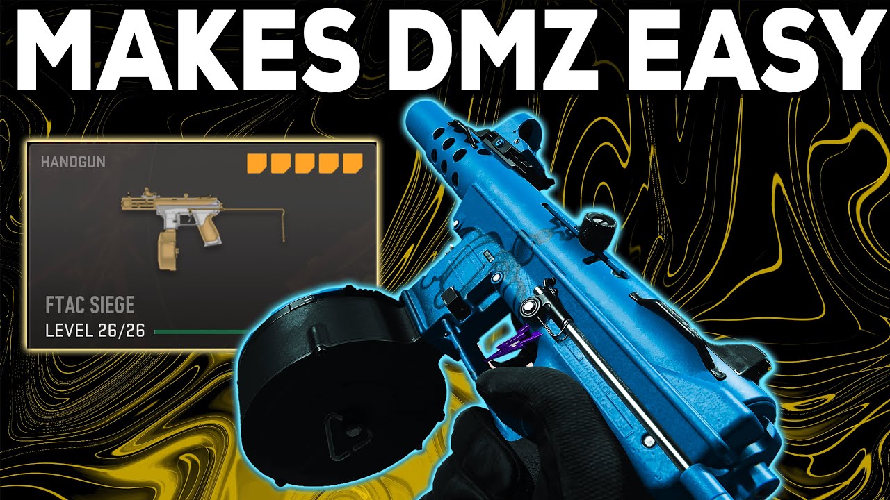 DMZ FTAC SIEGE BEST BUILD - Makes DMZ Solo Easy, Melts Bots and Players (MW2 Season 3)