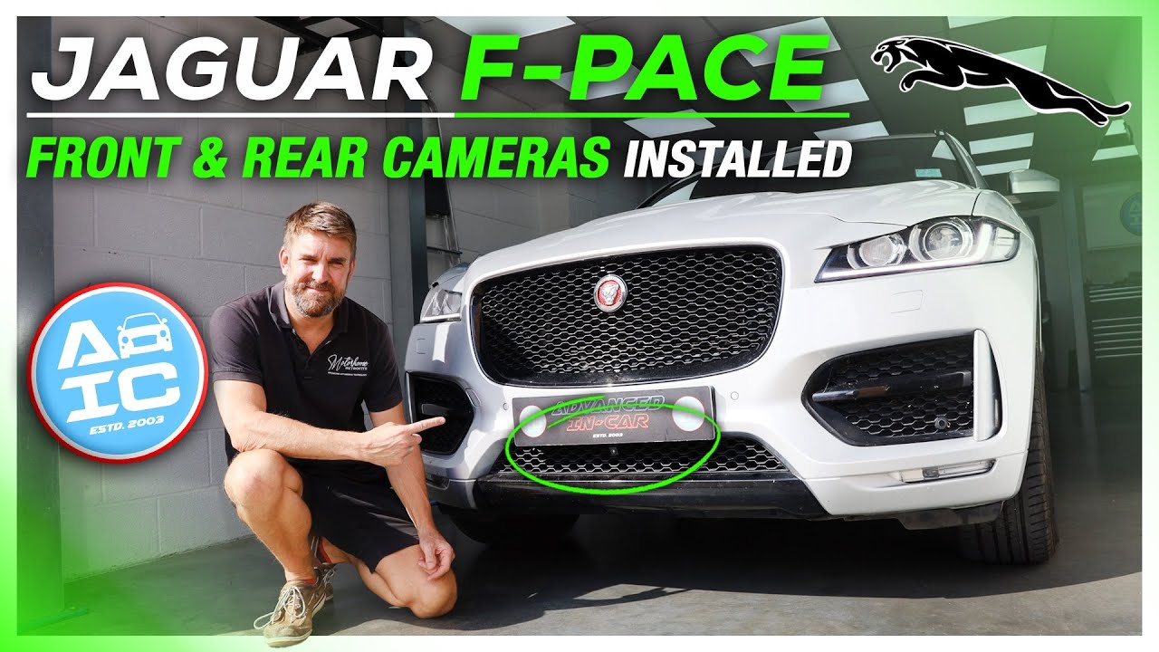 Jaguar F-Pace | Передняя камера и камера заднего вида с интерфейсом!