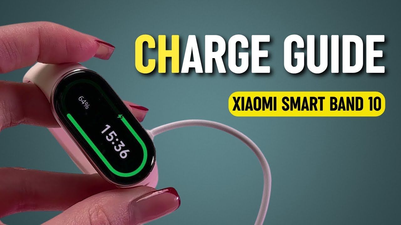 XIAOMI Smart Band 10 &ndash; How to Charge and Fix Charging Issues