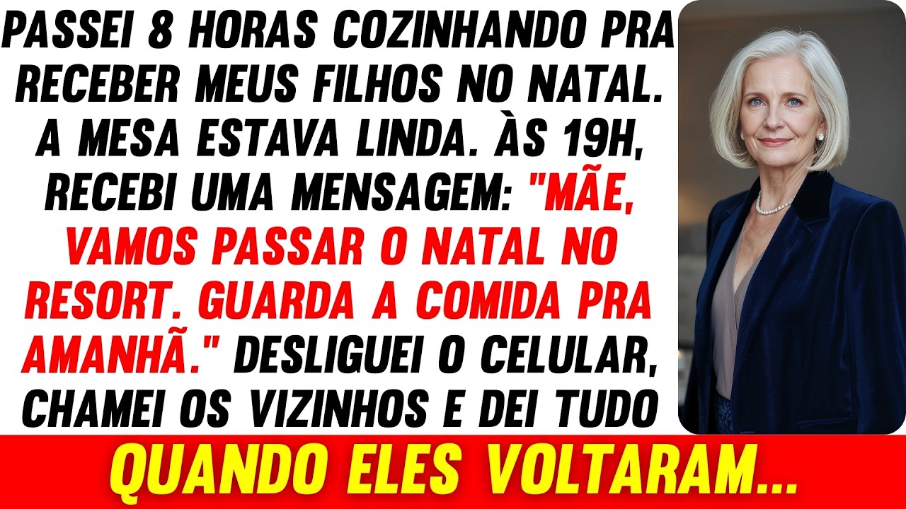 Meus Filhos Me Abandonaram No Natal: 